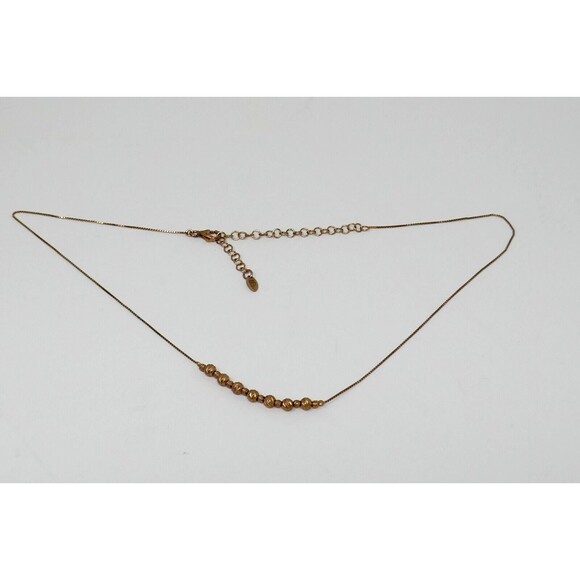 Dyadema Italy 925 Sterling Silver Bead Accent Necklace - Picture 3 of 6